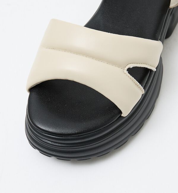 AU BANNISTER「【販売店舗限定】パフィクッションサンダル【予約】」|サンダル|