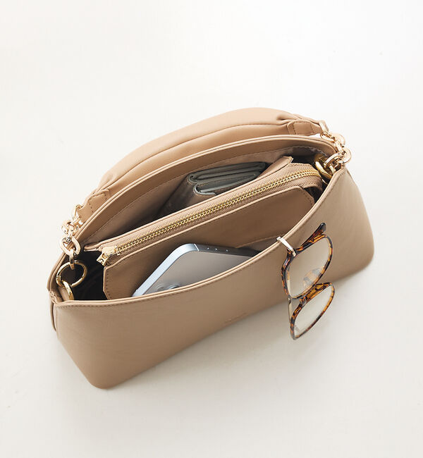 LOWELL things「【VERY掲載】Sque/クッションハンドルミニショルダー」|ショルダー・メッセンジャー|