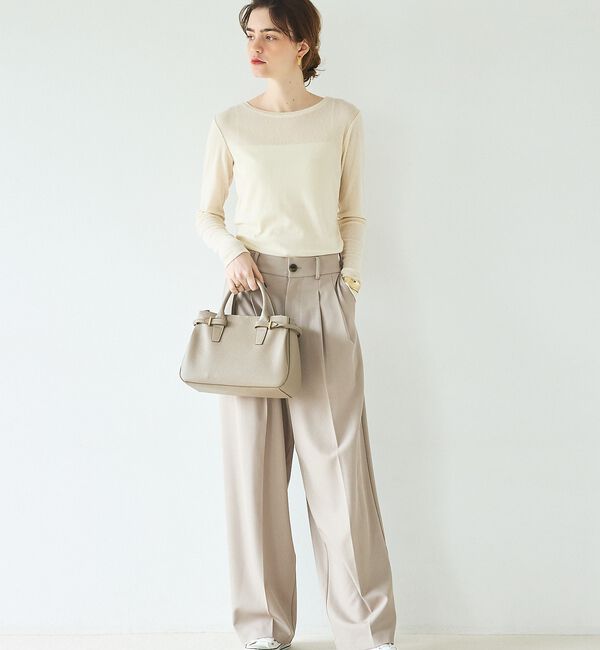 LOWELL things「Lien/レザー3層2WAYトート」|トートバッグ|