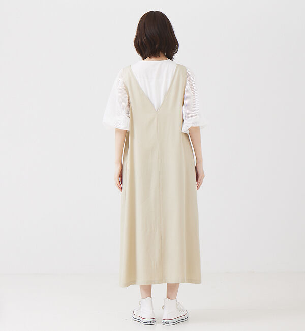 abahouse mavie「【大人のいちまんワンピ】2WAYジャンパースカート」|ジャンパースカート|