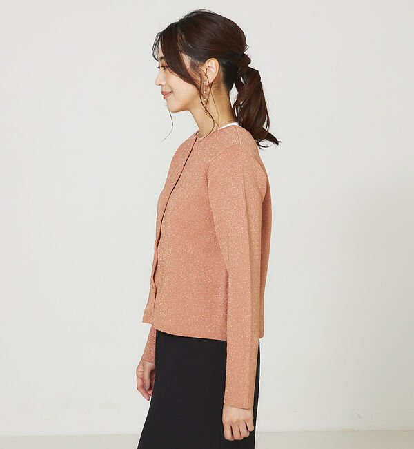 abahouse mavie「ラメプレーティング２ＷＡＹカーデ」|カーディガン|