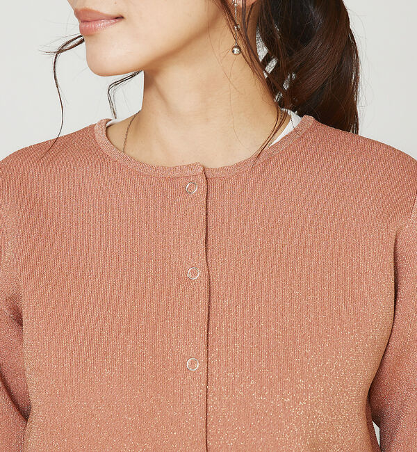 abahouse mavie「ラメプレーティング２ＷＡＹカーデ」|カーディガン|