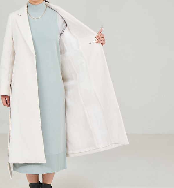 abahouse mavie「【ロングセラー】ベルト付きロングコート」|その他|