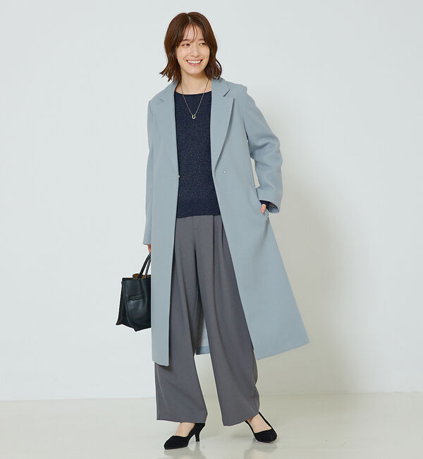 abahouse mavie「【ロングセラー】ベルト付きロングコート」|その他|