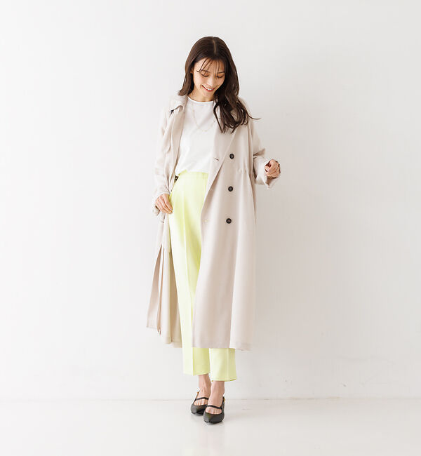 abahouse mavie「ヴィンテージツイルトレンチコート」|トレンチコート|