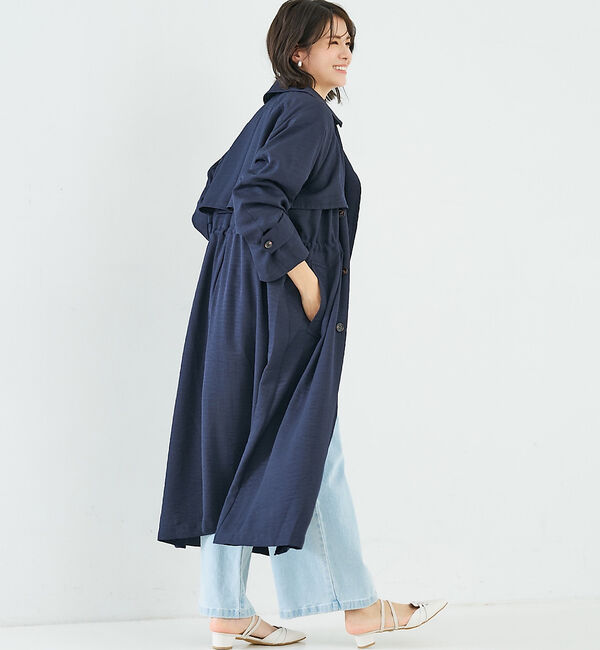 abahouse mavie「ヴィンテージツイルトレンチコート」|トレンチコート|