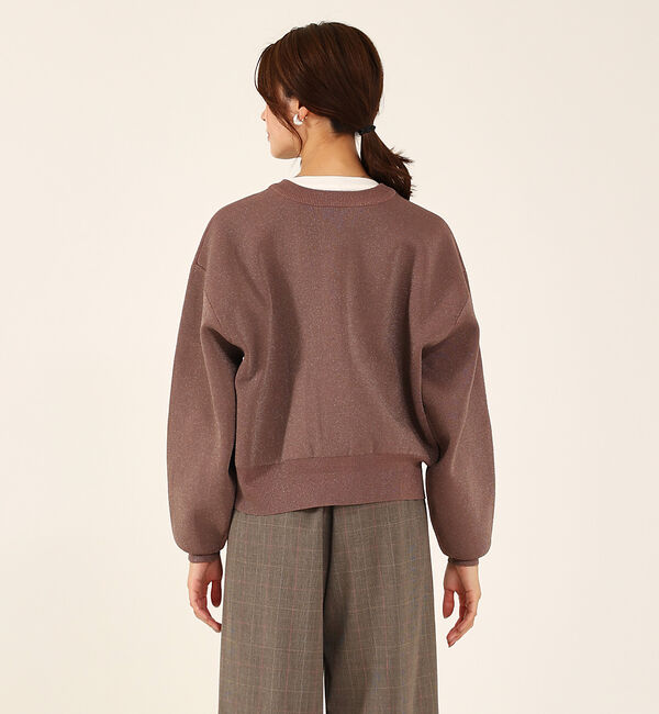 abahouse mavie「ラメプレーティングブルゾン」|ブルゾン・スタジャン|