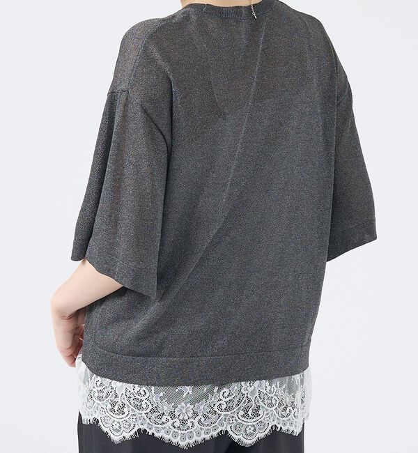 abahouse mavie「シアーニットプルオーバー」|ニット・セーター|