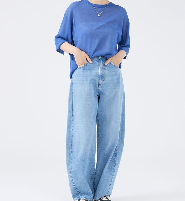 abahouse mavie「シアーニットプルオーバー」|ニット・セーター|