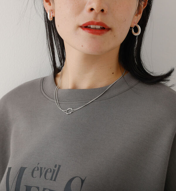 abahouse mavie「ノットショートネックレス」|ネックレス|