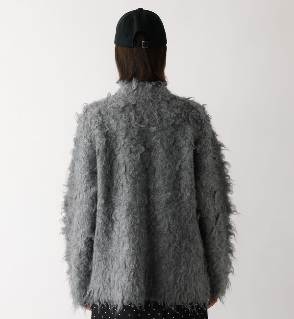 abahouse mavie「【スタッフ人気No1】シャギー起毛カーディガン/ニット/軽量/ガーリー/ふわふわ」|カーディガン|