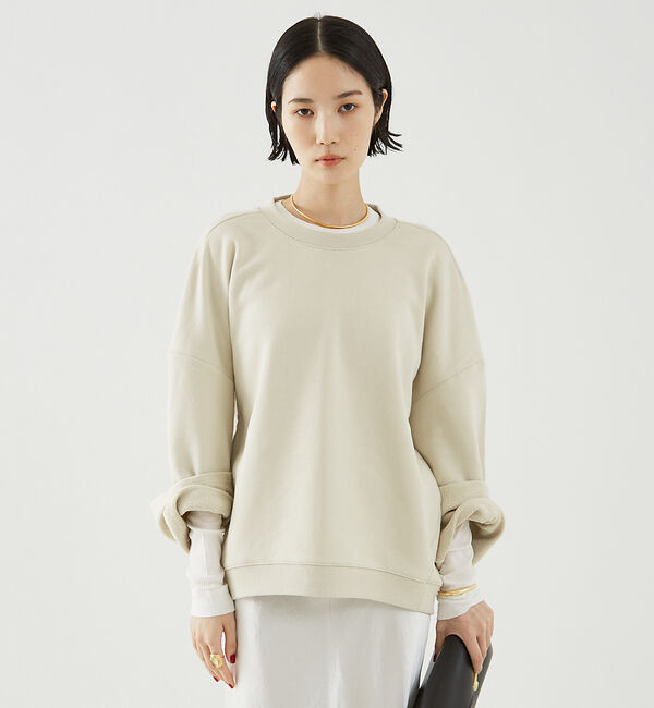 The Store by C' 「【COCUCA】オーバーサイジングスエット」|スウェット・ジャージ|グレージュ