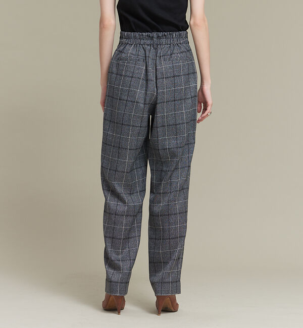 NOMINE「【セットアップ可能】チェックタックパンツ」|スラックス|