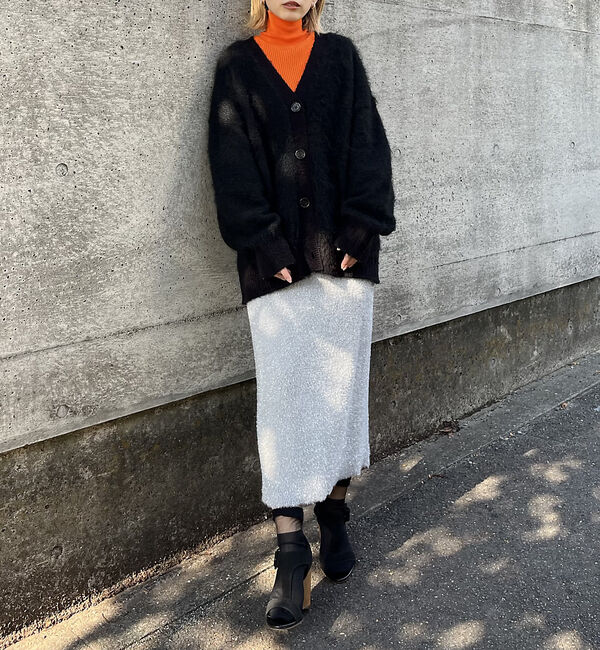 NOMINE「【セットアップ対応可】ラメシャギータイトニットスカート」|スカート|