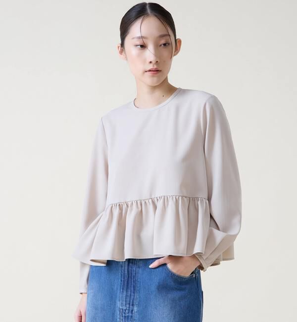 TIARA「ペプラムブラウス」|シャツ・ブラウス|