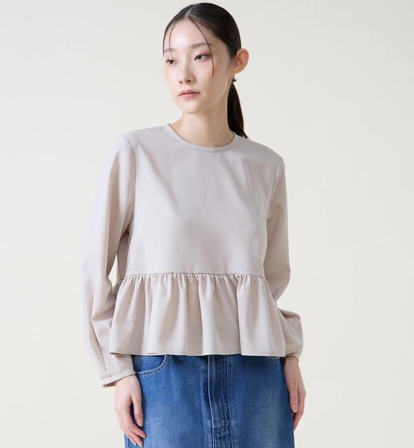 TIARA「ペプラムブラウス」|シャツ・ブラウス|