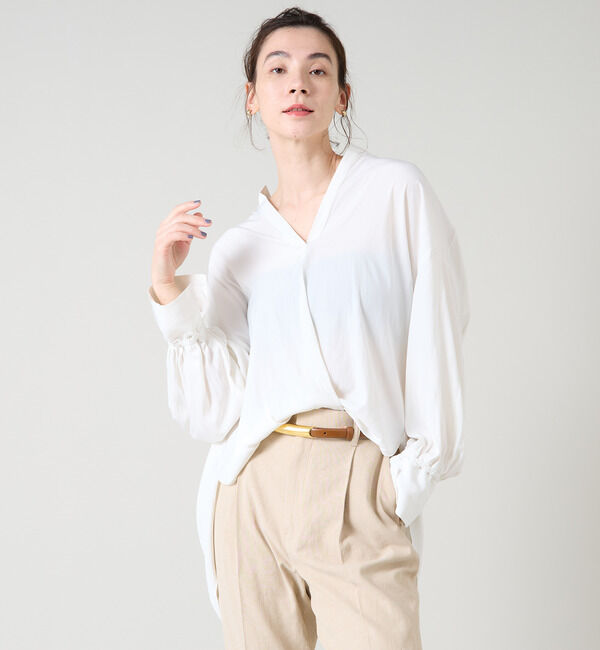 Liesse「ギャザーシャツ」|シャツ・ブラウス|