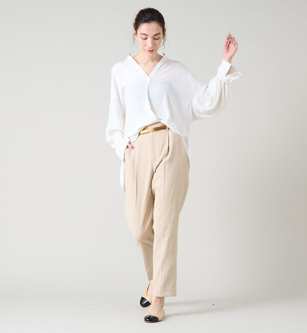 Liesse「ギャザーシャツ」|シャツ・ブラウス|