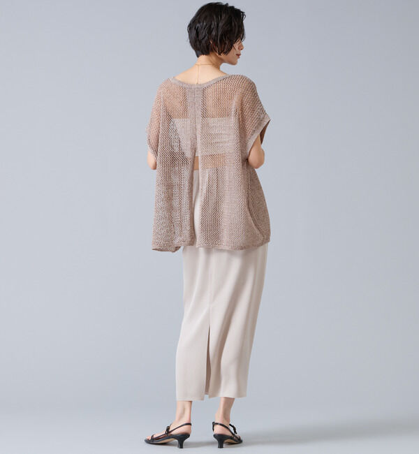 Liesse「マルチウェイメッシュスリッニット」|ニット・セーター|