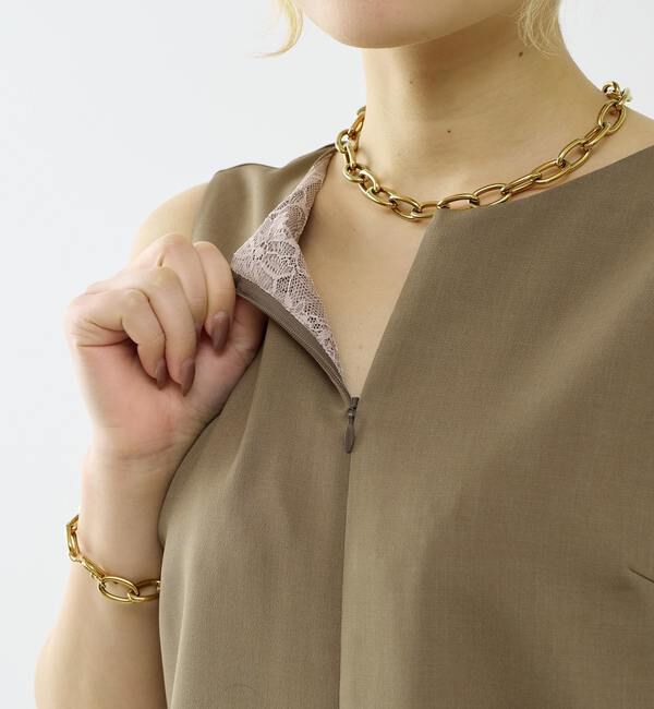 SOFFITTO「【A_/エース】ドライダブルクロス&times;レースオールインワン」|オールインワン|