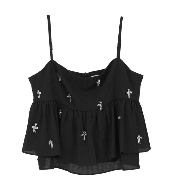 SOFFITTO「【ATELIER EDITION/アトリエ エディション 】ビジューキャミソール」|キャミソール|