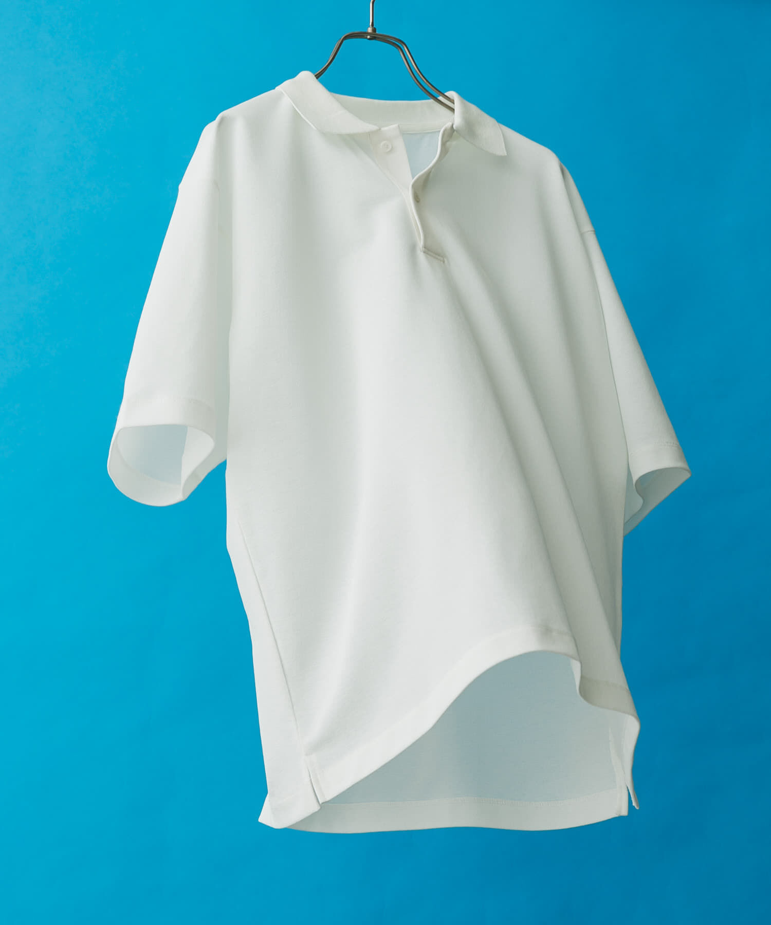 URBAN RESEARCH DOORS「『XLｻｲｽﾞ/WEB限定』『吸水速乾/接触冷感/ｲｰｼﾞｰｹｱ』ｸｲｯｸﾄ  」|ポロシャツ|ホワイト