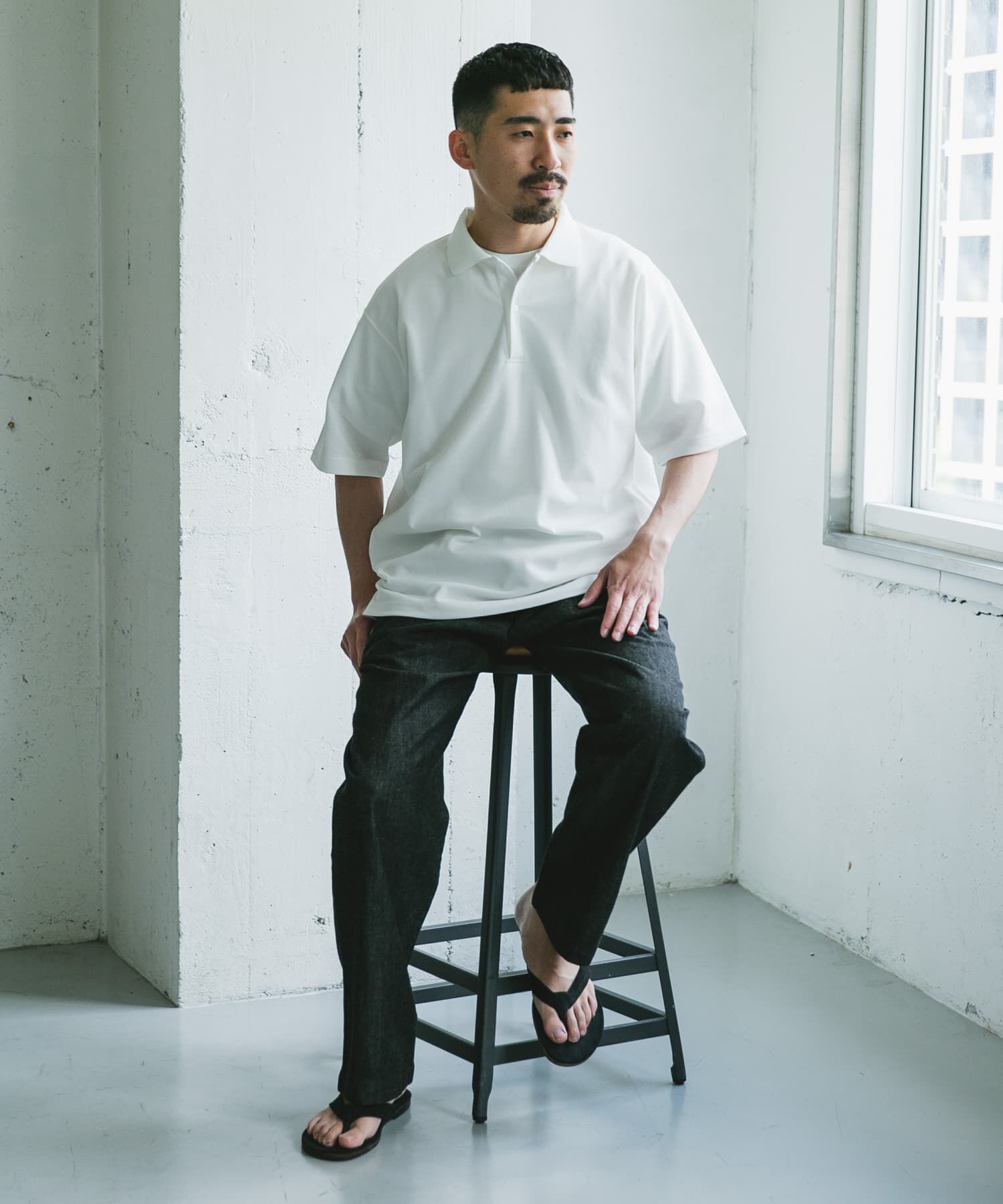 URBAN RESEARCH DOORS「『XLｻｲｽﾞ/WEB限定』『吸水速乾/接触冷感/ｲｰｼﾞｰｹｱ』ｸｲｯｸﾄ  」|ポロシャツ|