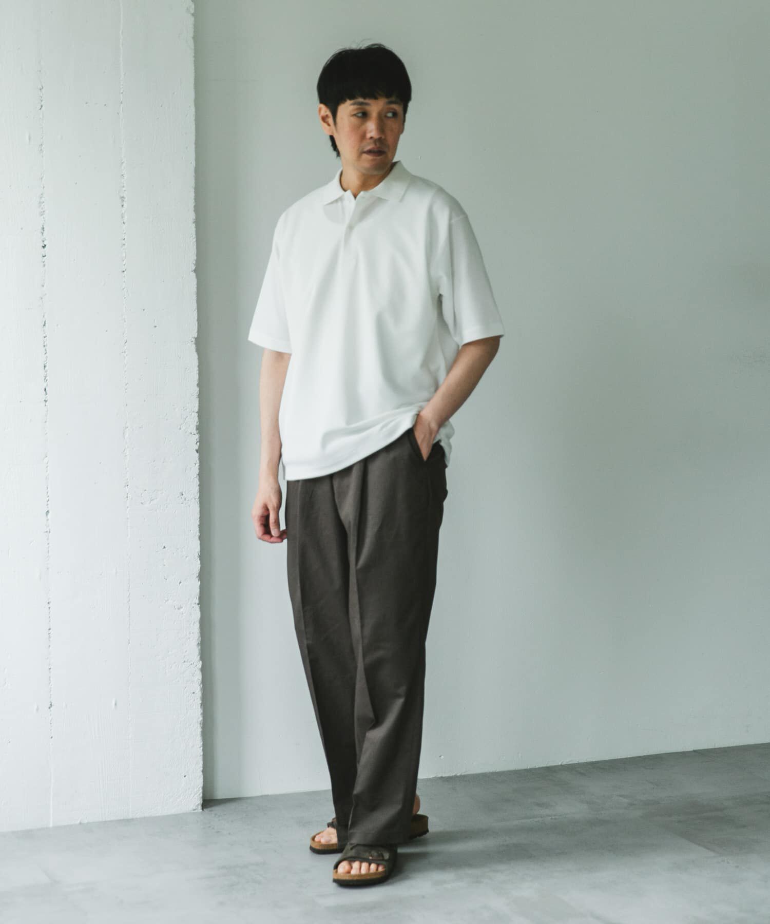 URBAN RESEARCH DOORS「『XLｻｲｽﾞ/WEB限定』『吸水速乾/接触冷感/ｲｰｼﾞｰｹｱ』ｸｲｯｸﾄ  」|ポロシャツ|