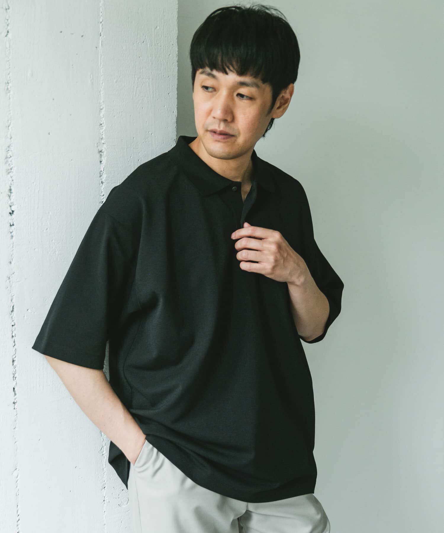 URBAN RESEARCH DOORS「『XLｻｲｽﾞ/WEB限定』『吸水速乾/接触冷感/ｲｰｼﾞｰｹｱ』ｸｲｯｸﾄ  」|ポロシャツ|