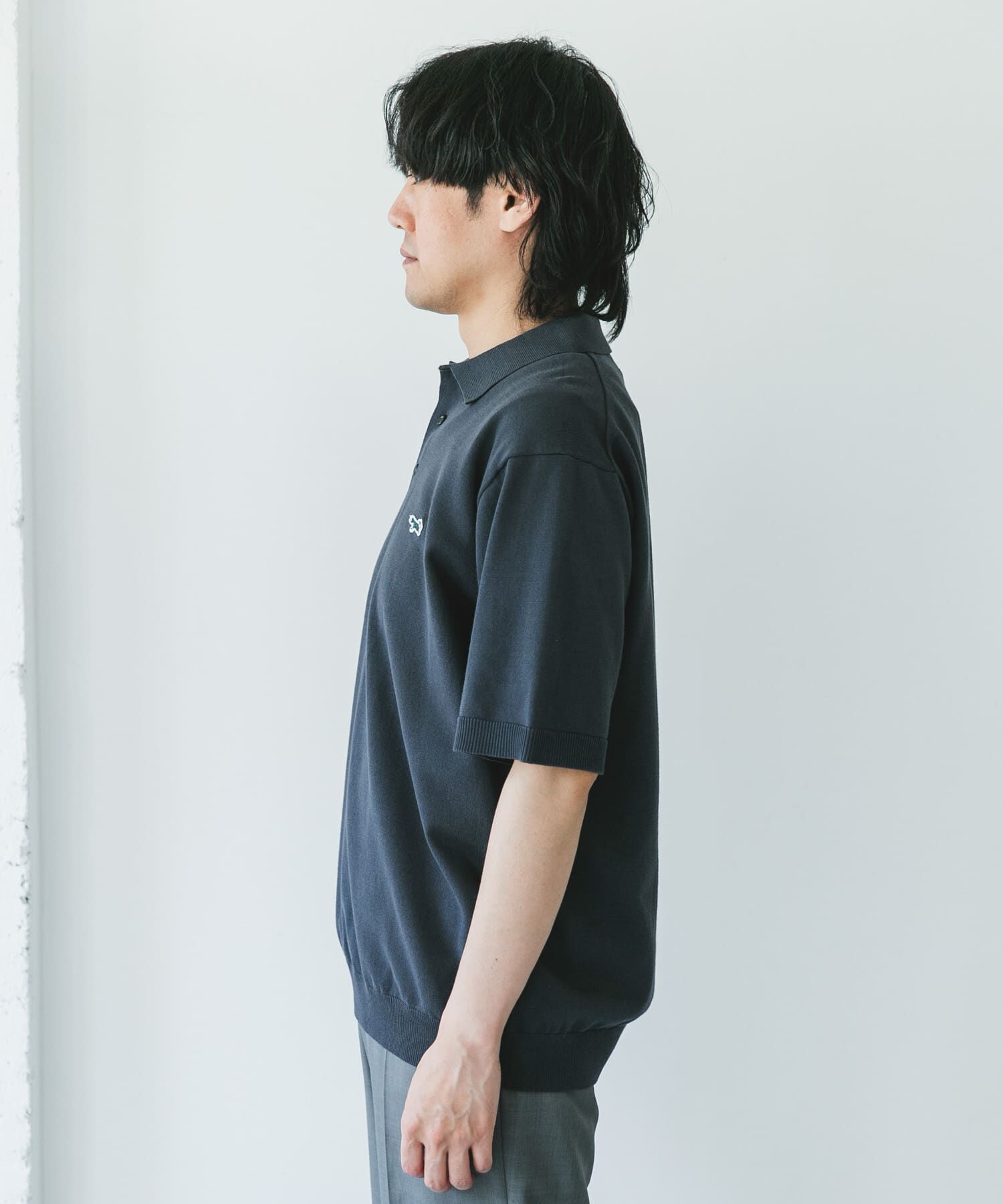 URBAN RESEARCH DOORS「『XLサイズ/WEB限定』『別注』PENNEYS&times;DOORS　THE FOX ハイゲージ ニットポロ」|ポロシャツ|