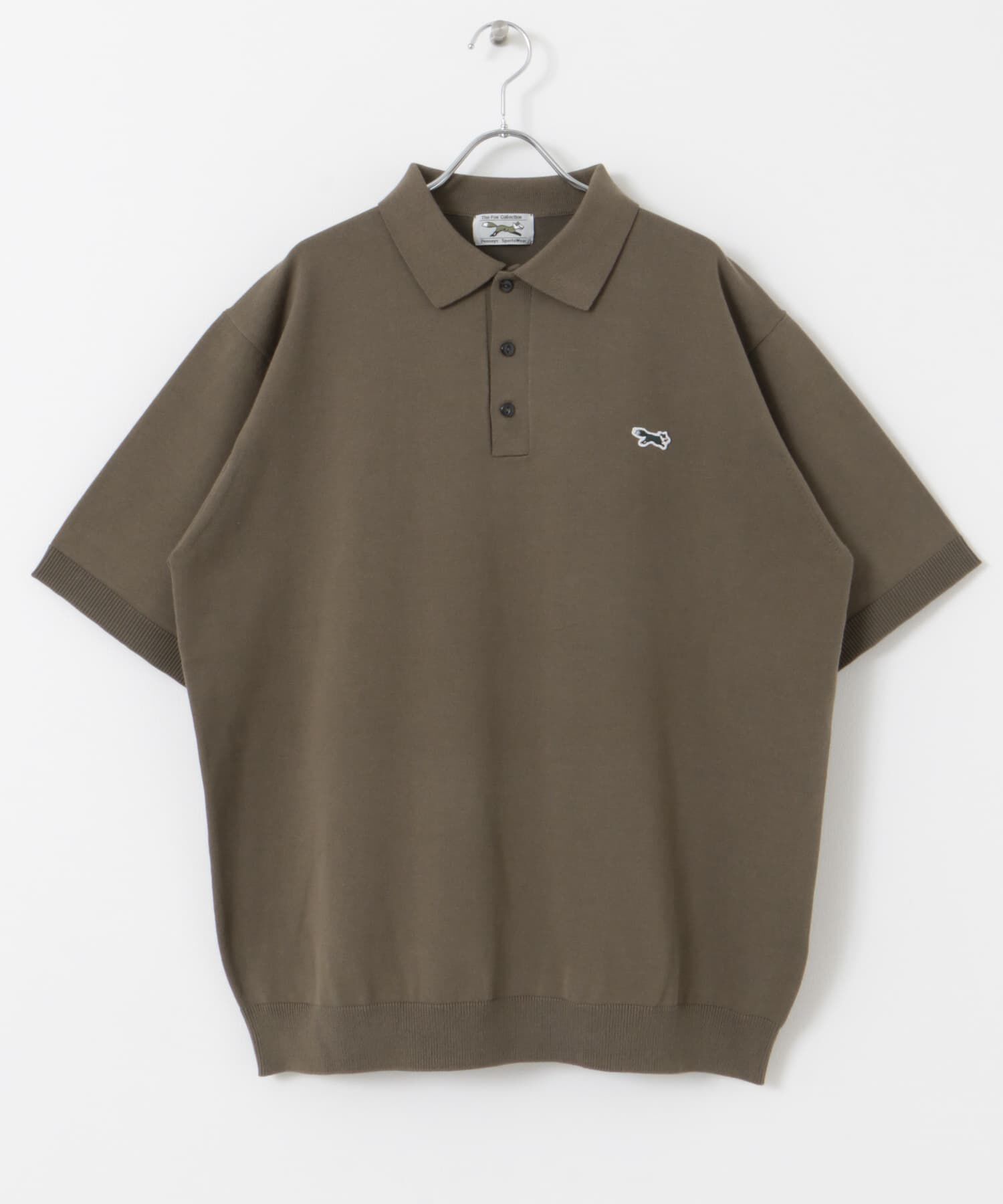 URBAN RESEARCH DOORS「『XLサイズ/WEB限定』『別注』PENNEYS&times;DOORS　THE FOX ハイゲージ ニットポロ」|ポロシャツ|