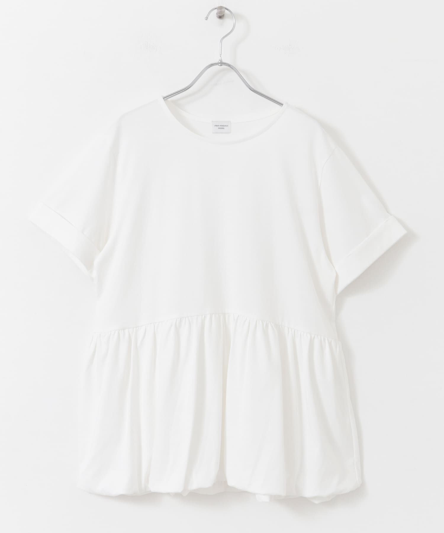 URBAN RESEARCH DOORS「ペプラムバルーンTシャツ」|Tシャツ・カットソー|