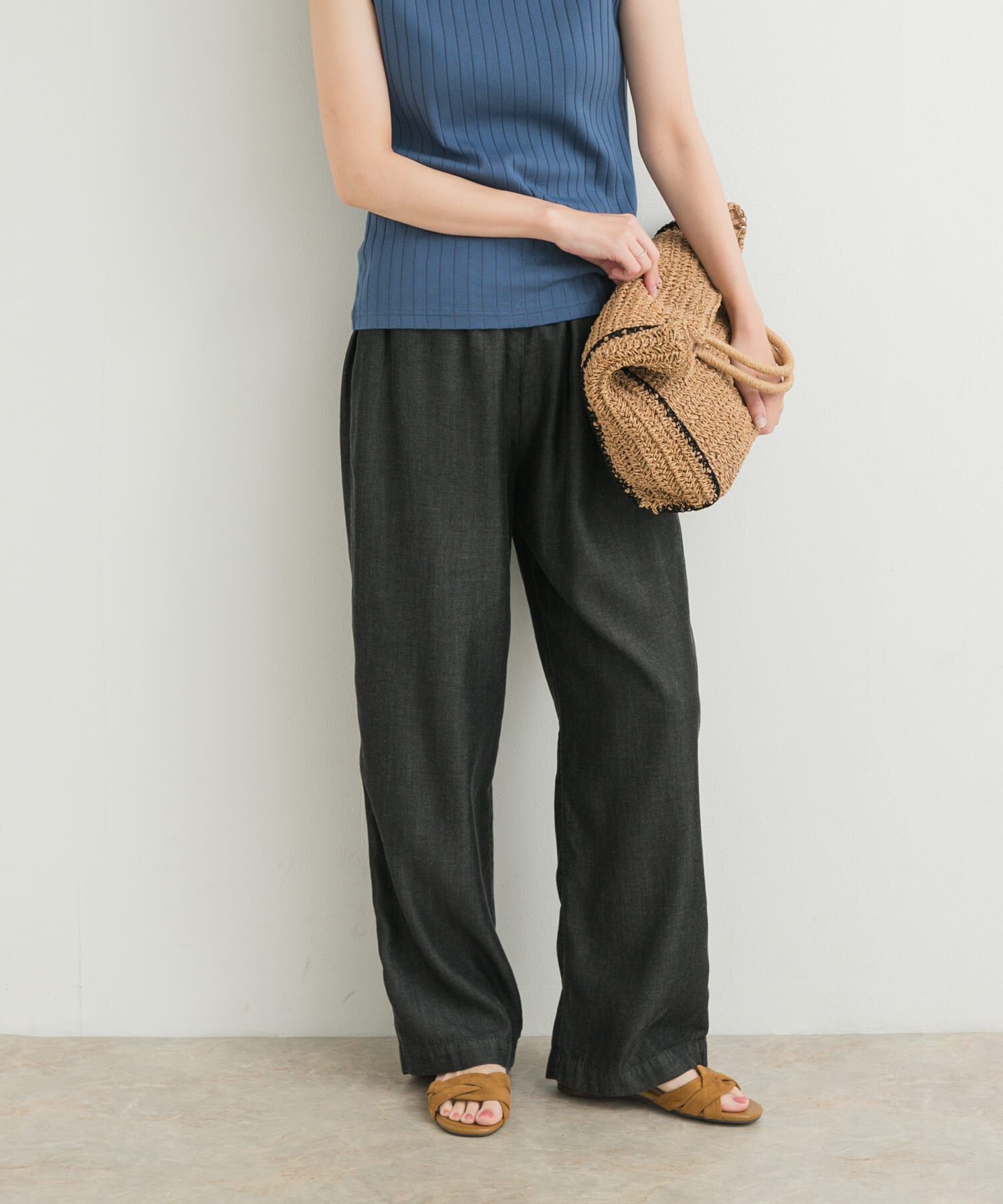 URBAN RESEARCH DOORS「リヨセルデニムイージーパンツ」|デニム|