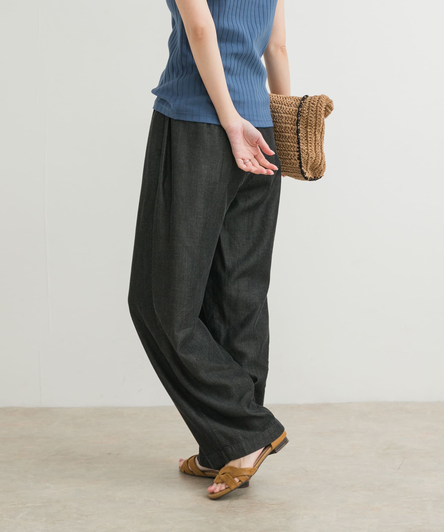 URBAN RESEARCH DOORS「リヨセルデニムイージーパンツ」|デニム|