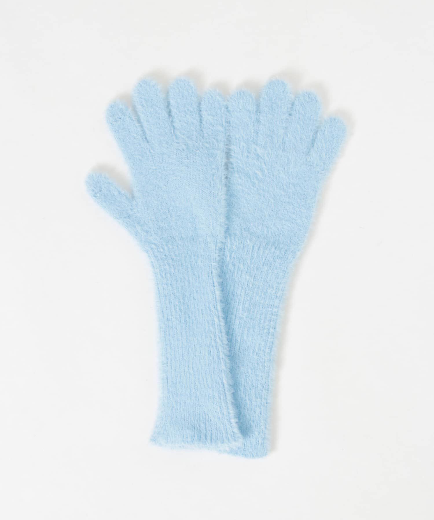 SMELLY「シャギーニットロンググローブ」|手袋|