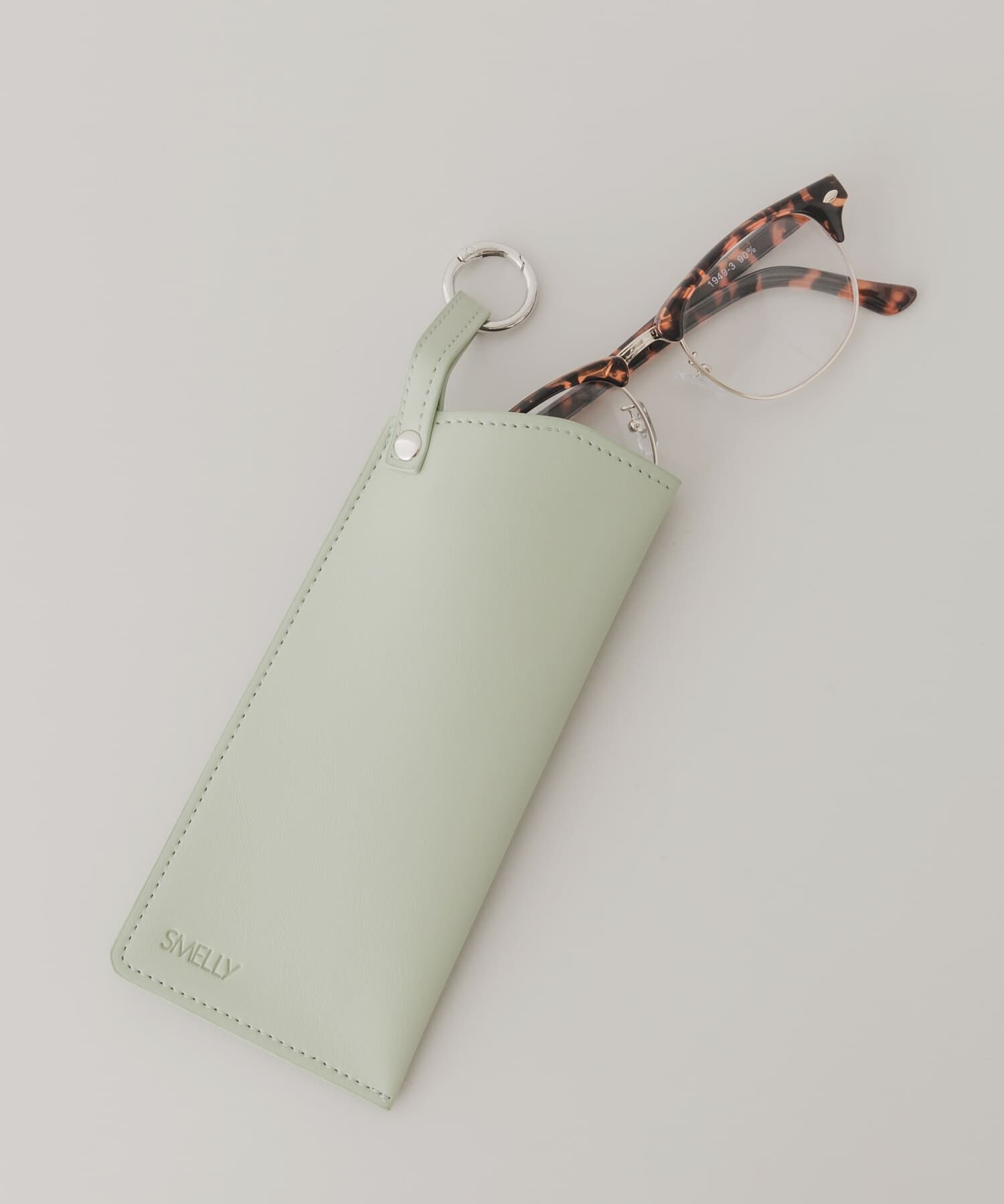 SMELLY「メガネケース」|ポーチ|ミント