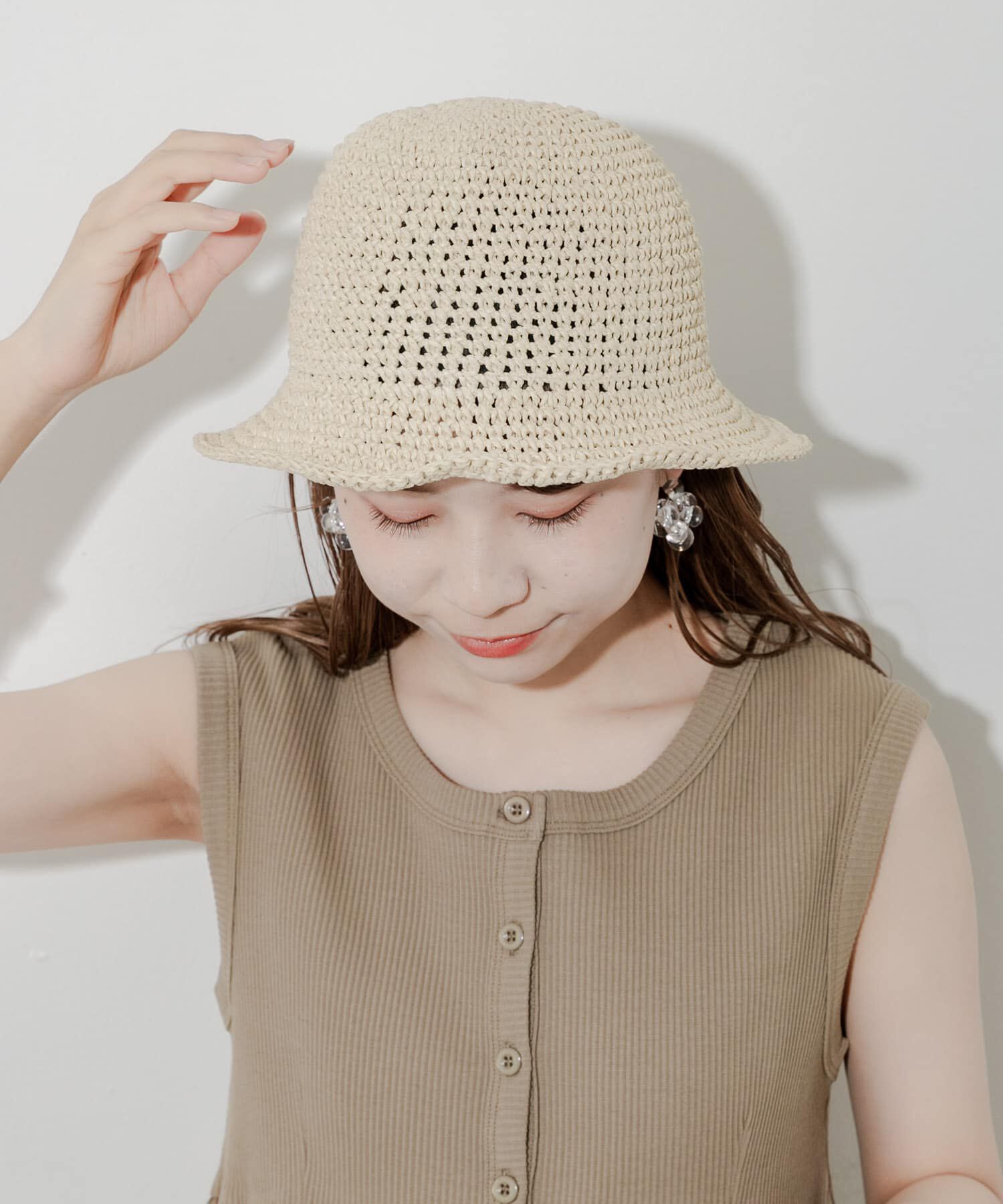 SMELLY「ムジペーパーチューリップハット」|ハット|