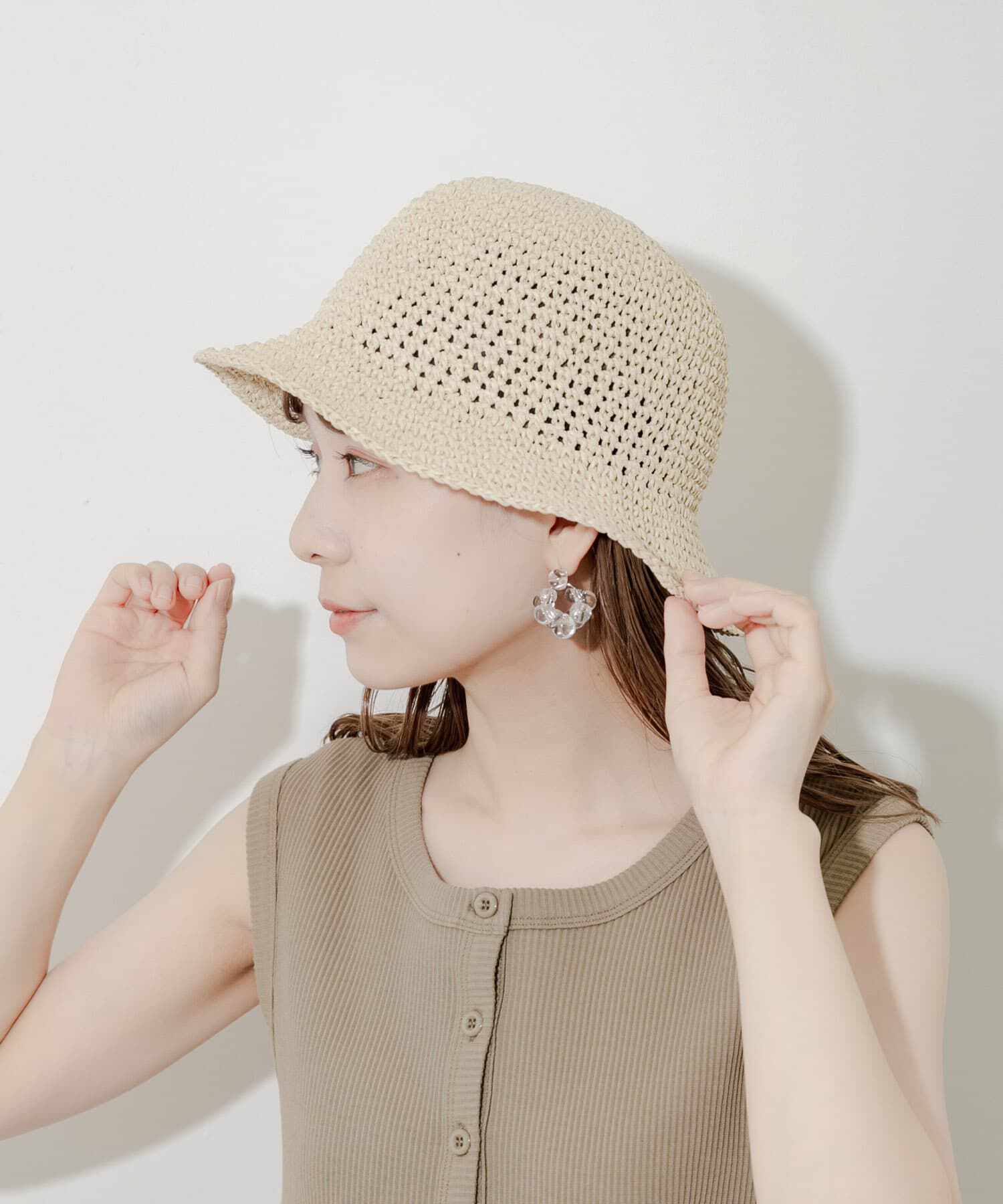 SMELLY「ムジペーパーチューリップハット」|ハット|