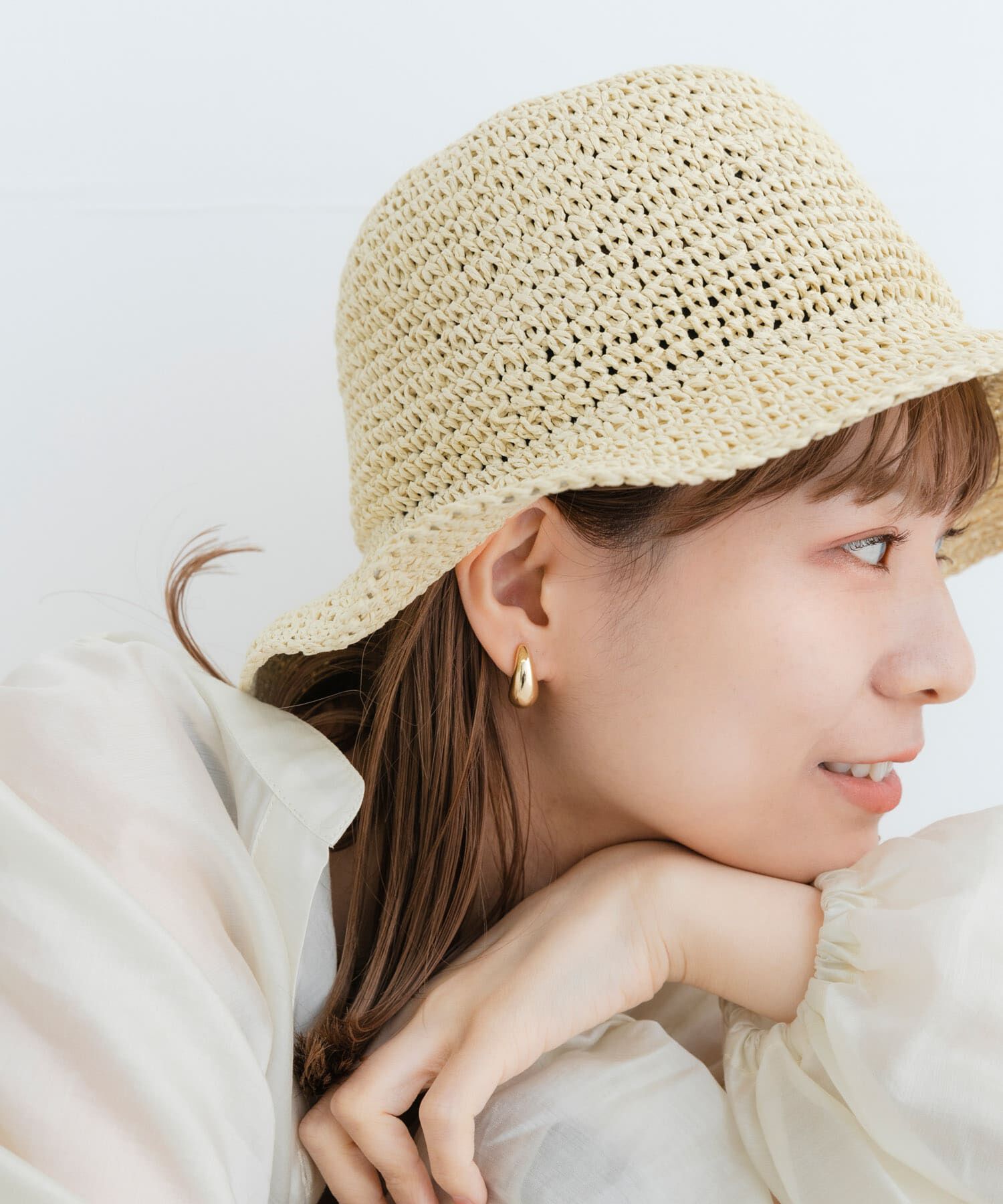 SMELLY「ムジペーパーチューリップハット」|ハット|