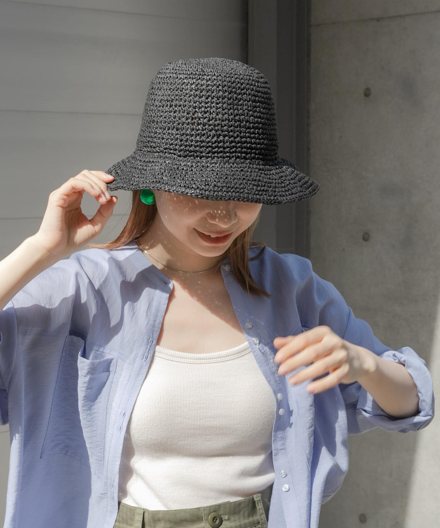 SMELLY「ムジペーパーチューリップハット」|ハット|