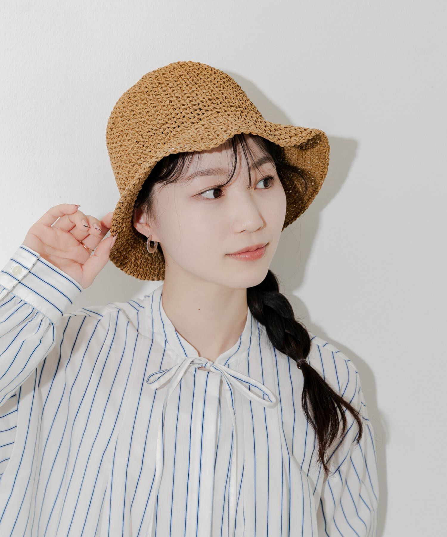 SMELLY「ムジペーパーチューリップハット」|ハット|