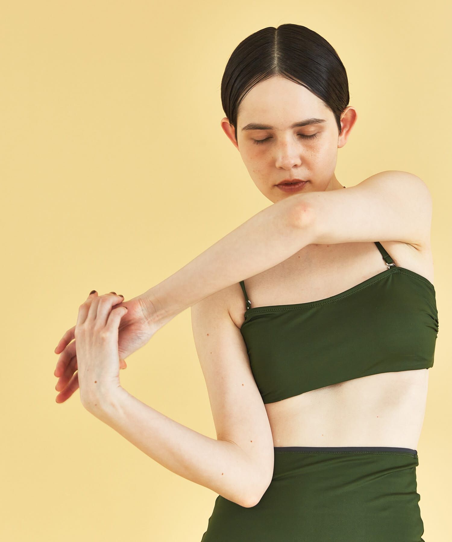 URBAN RESEARCH「『2サイズ展開』『UVカット』Swim URBAN RESEARCH　スイム2WAYブラ」|ビキニ|グリーン