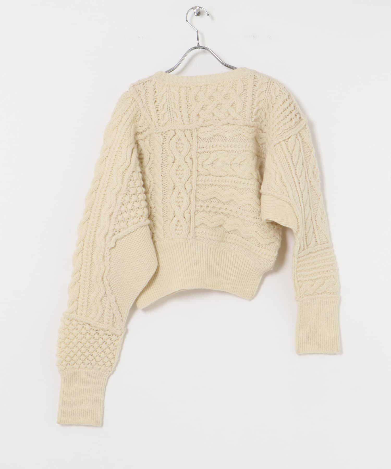 URBAN RESEARCH「CURRENTAGE　CABLE PATCH KNIT」|ニット・セーター|