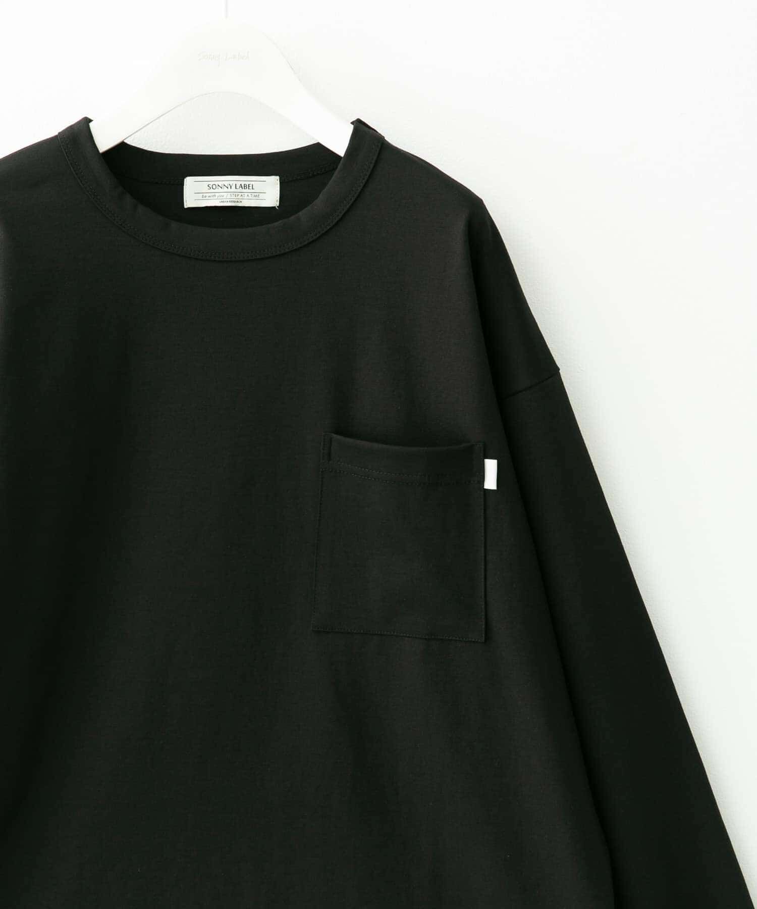 Sonny Label 「ポンチポケット付ロングスリーブTシャツ」|Tシャツ・カットソー|ブラック