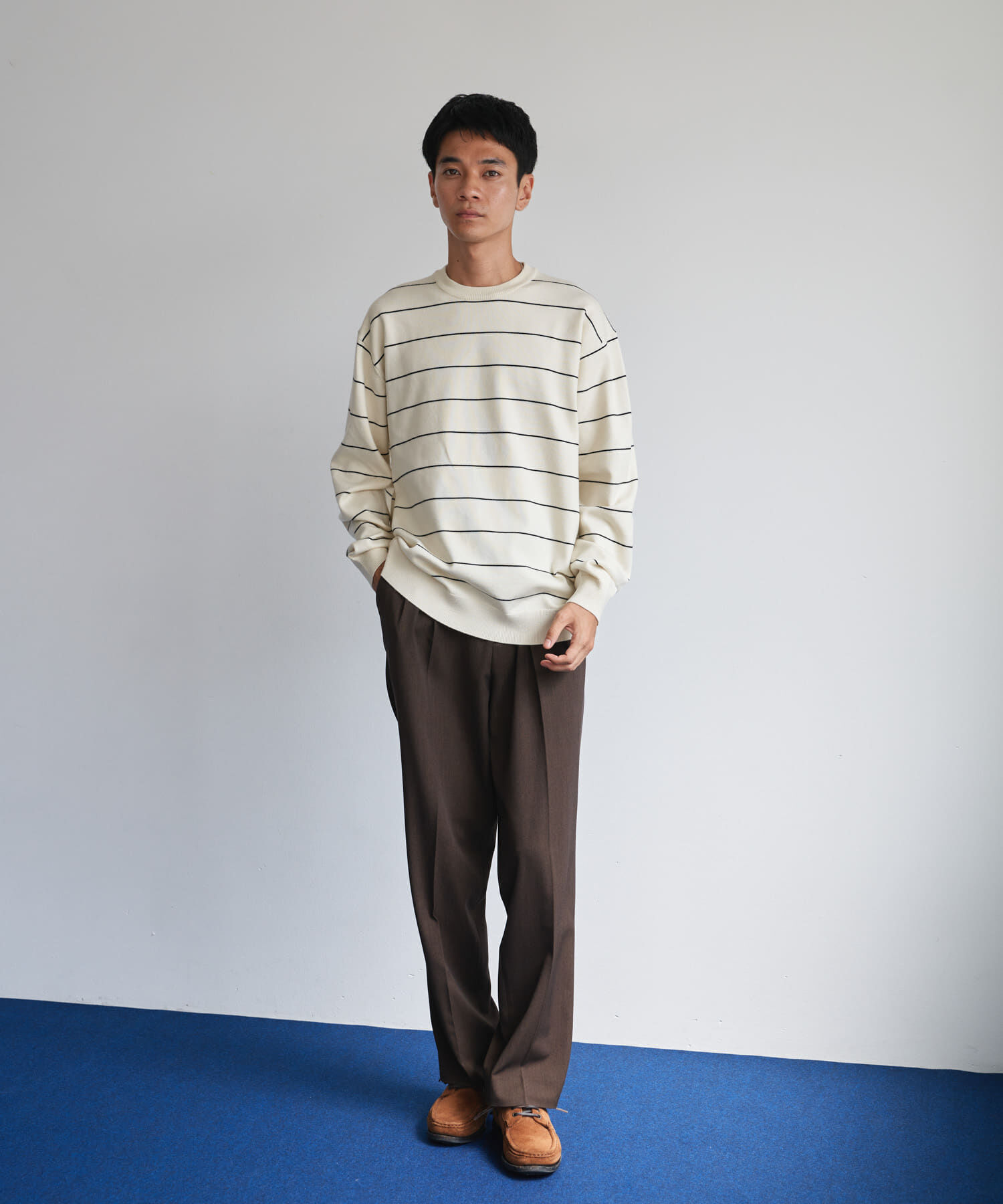 URBAN RESEARCH DOORS「『仁村紗和さん着用』『UR TECH 200日ニット』クルーネック」|ニット・セーター|