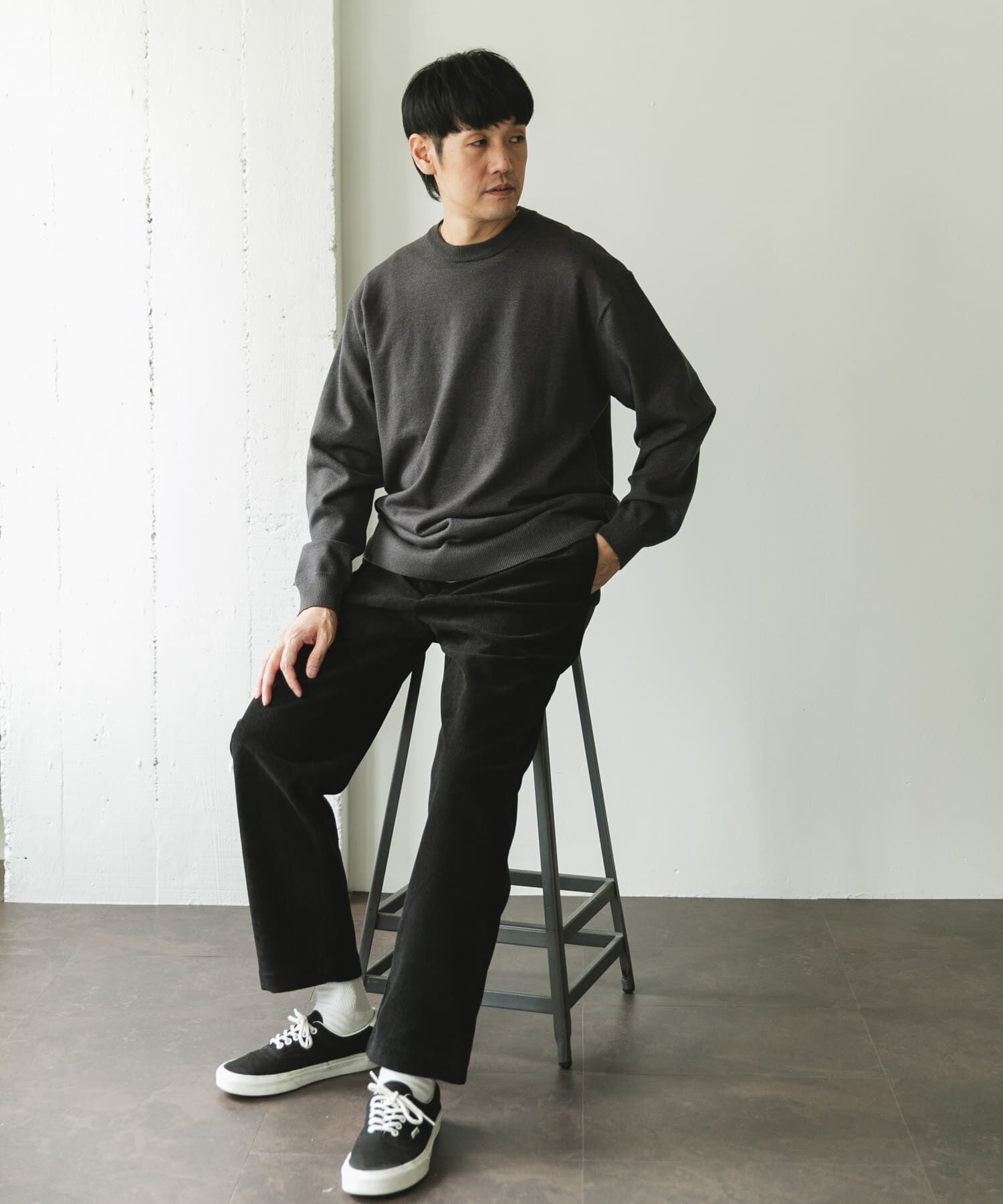 URBAN RESEARCH DOORS「『仁村紗和さん着用』『UR TECH 200日ニット』クルーネック」|ニット・セーター|