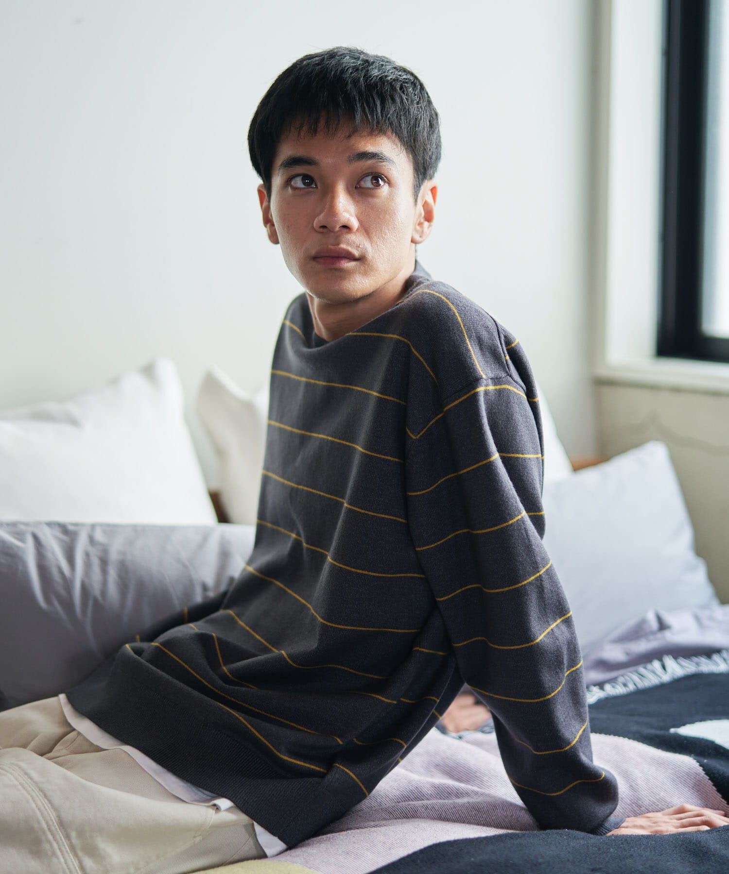 URBAN RESEARCH DOORS「『仁村紗和さん着用』『UR TECH 200日ニット』クルーネック」|ニット・セーター|