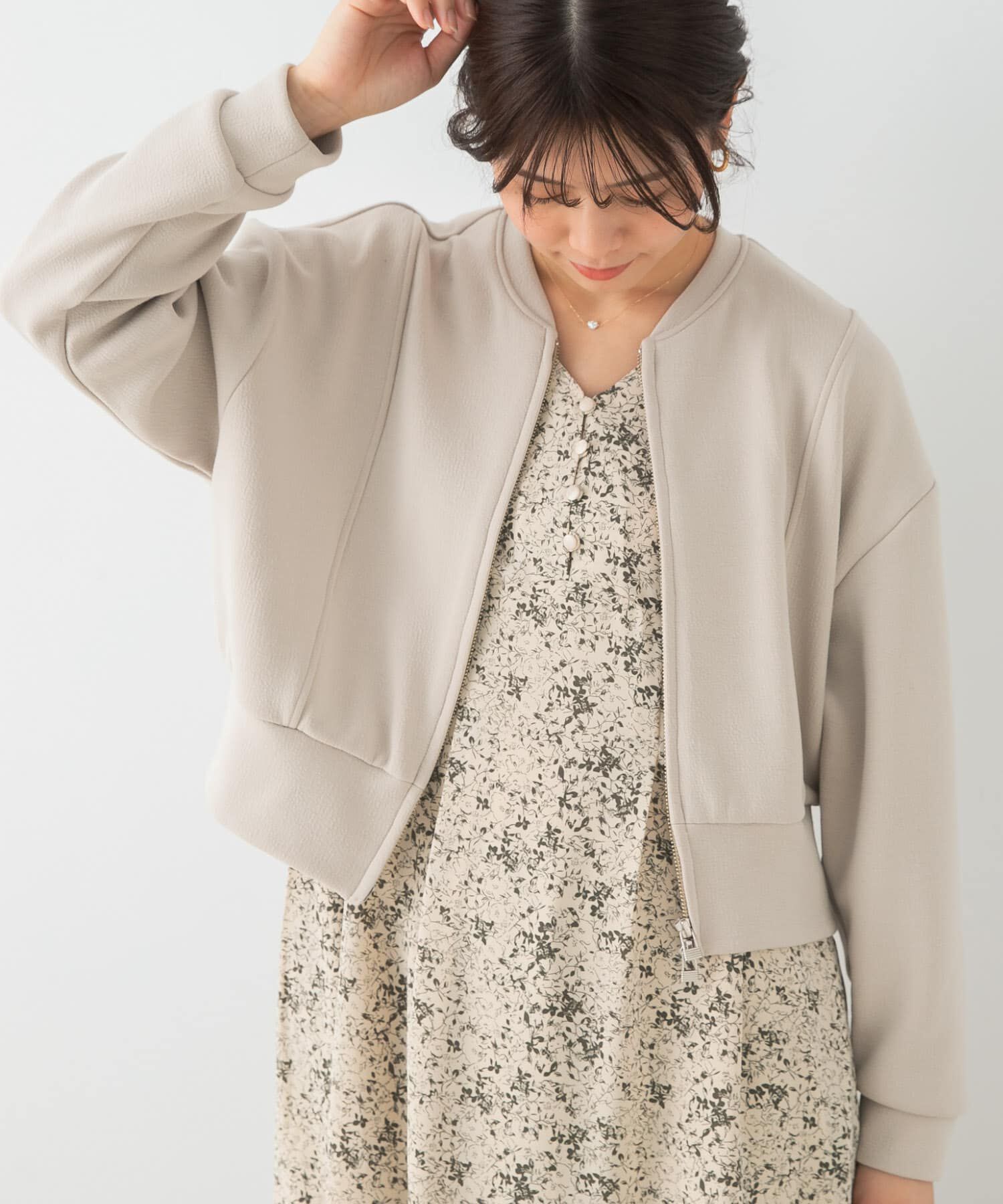 URBAN RESEARCH ROSSO「F by ROSSO　ダブルフェイスカットブルゾン」|ブルゾン・スタジャン|ベージュ系その他