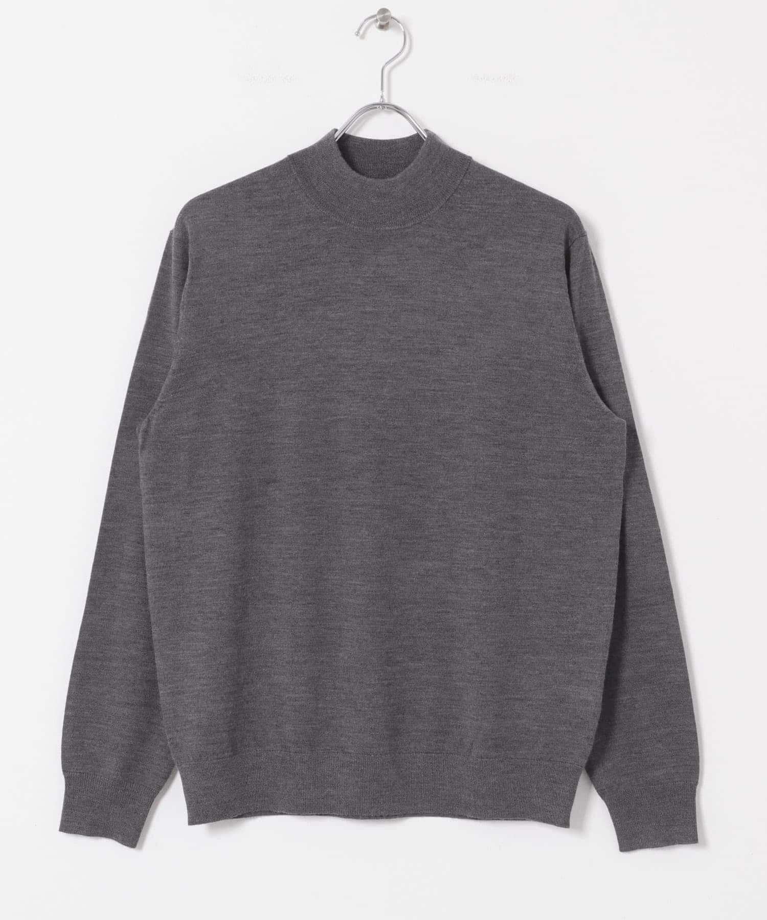 URBAN RESEARCH DOORS「LIFE STYLE TAILOR　マシンウォッシャブルハイゲージモックニット」|シャツ・ブラウス|