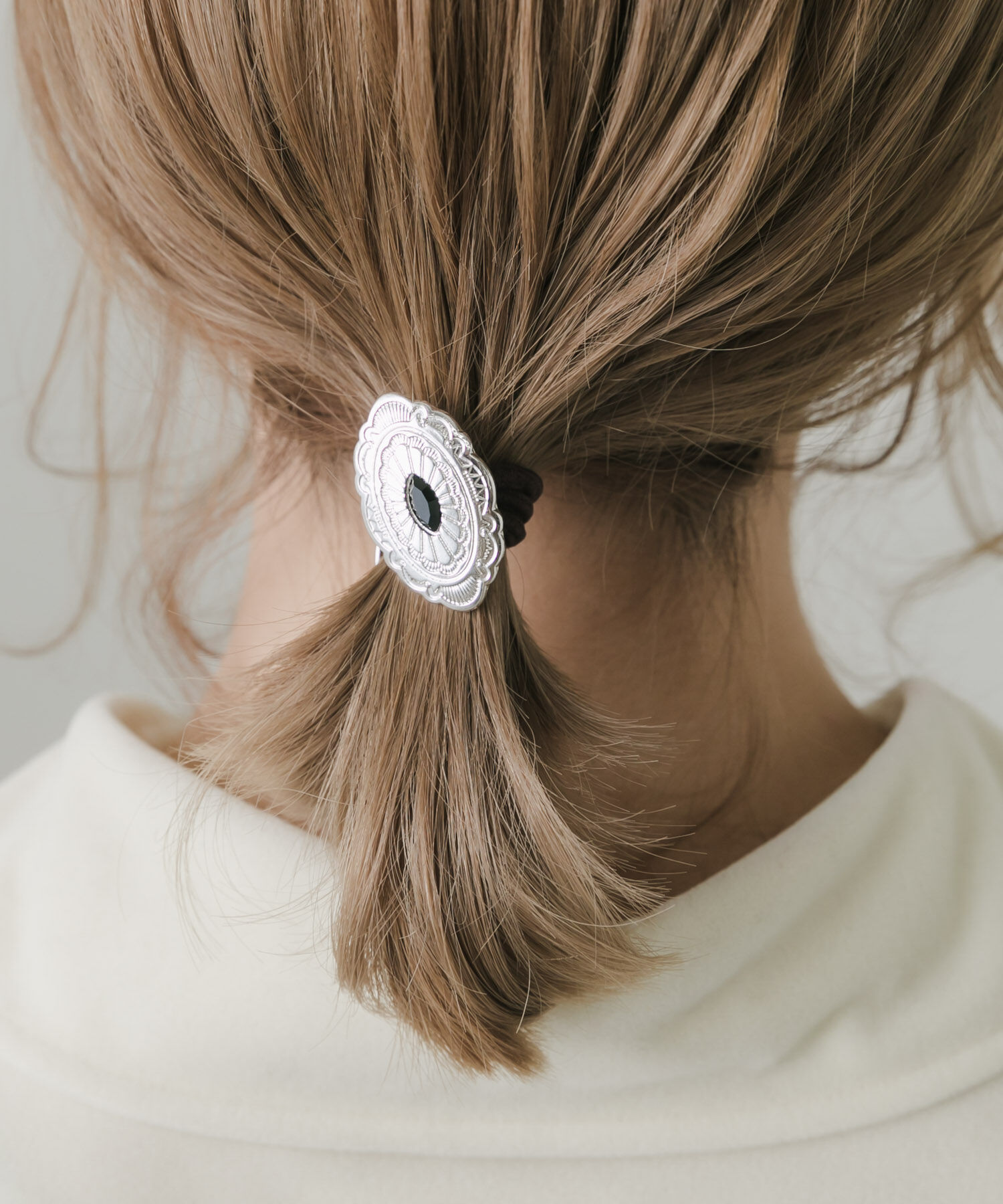 SMELLY「コンチョヘアポニー」|ヘアゴム・シュシュ|